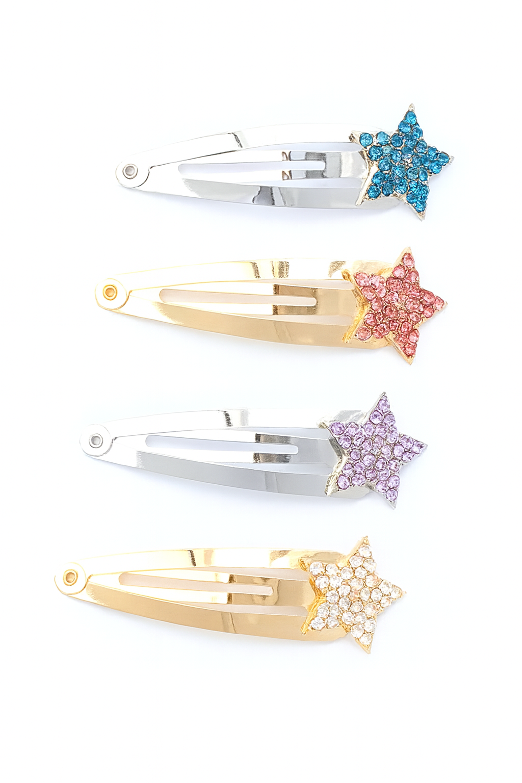 Molly & Rose Hair Clips – Sparkly Star Clips for Little Dancers image 1