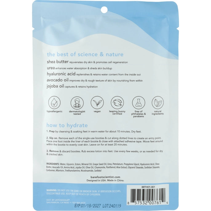 Barefoot Scientist High Dive Hydrating Foot Mask + Shea Butter image 4