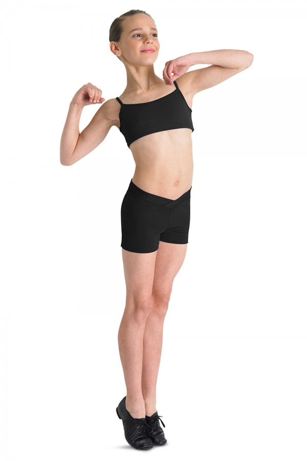 Girls V Front Dance Shorts, Sleek Fit for Dance & Fitness  CR2704 image 0