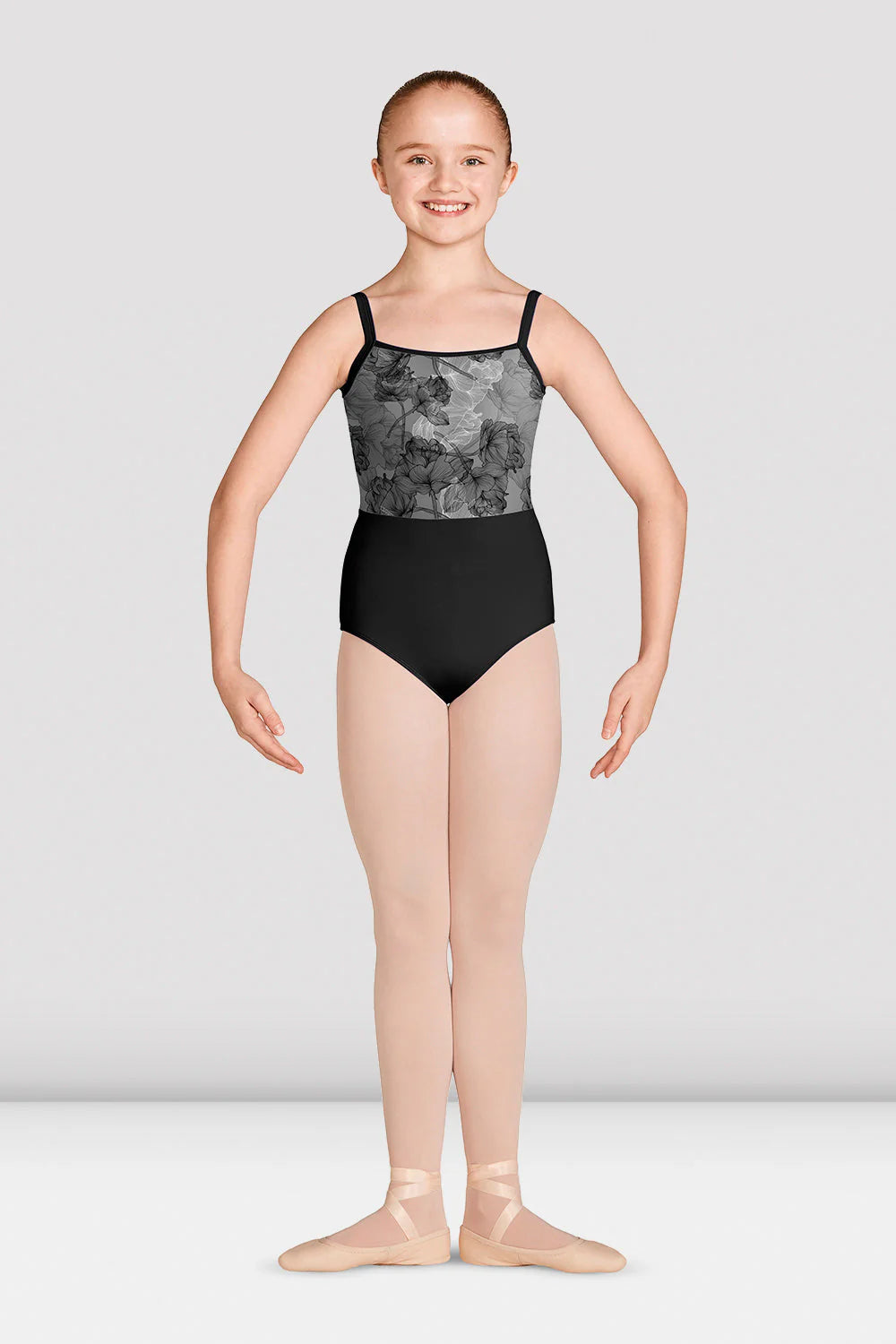 Girls Jasmine Print Camisole Leotard M1230C image 0