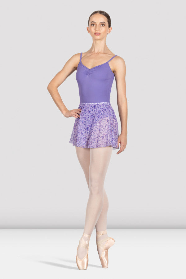 Bloch Ladies Floral Ballet Skirt R0241 – Elegant Chiffon Dance Skirt - Lilac Haze, Adult medium-large image