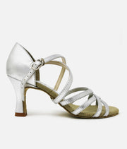 SO DANCA BALLROOM DANCING SHOES, SILVER DANCE SANDALS - BL164 image 0