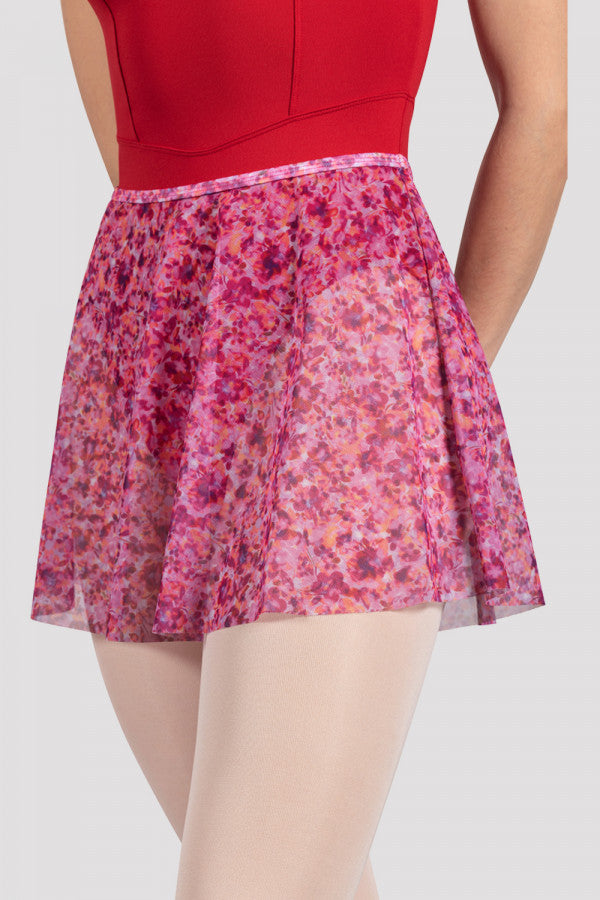 Bloch Ladies Floral Ballet Skirt R0241 – Elegant Chiffon Dance Skirt image 10