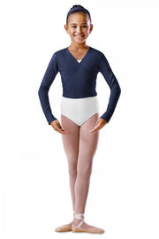 Bloch Long Sleeve Wrap Cardigan in Navy BU501C image 0