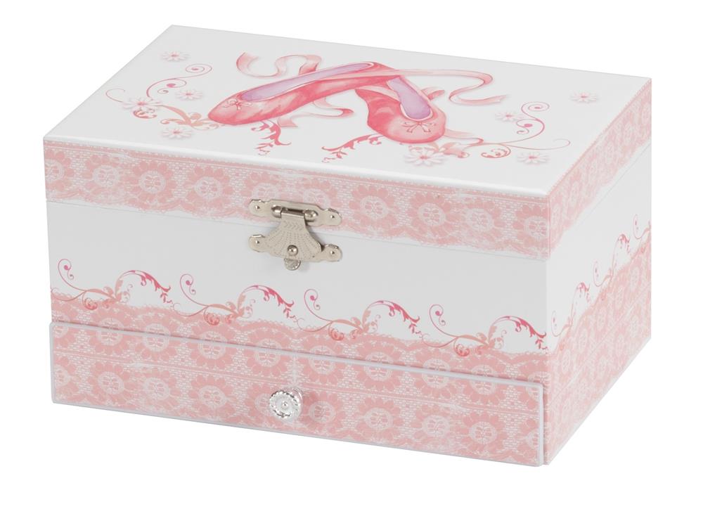 Musical Jewellery Box with Drawer 1374 image 0