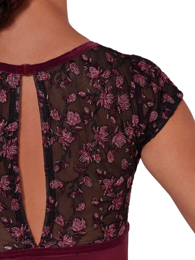 Ballet Leotard – Capezio Fascination Floral Mesh Ornate Romance image 4