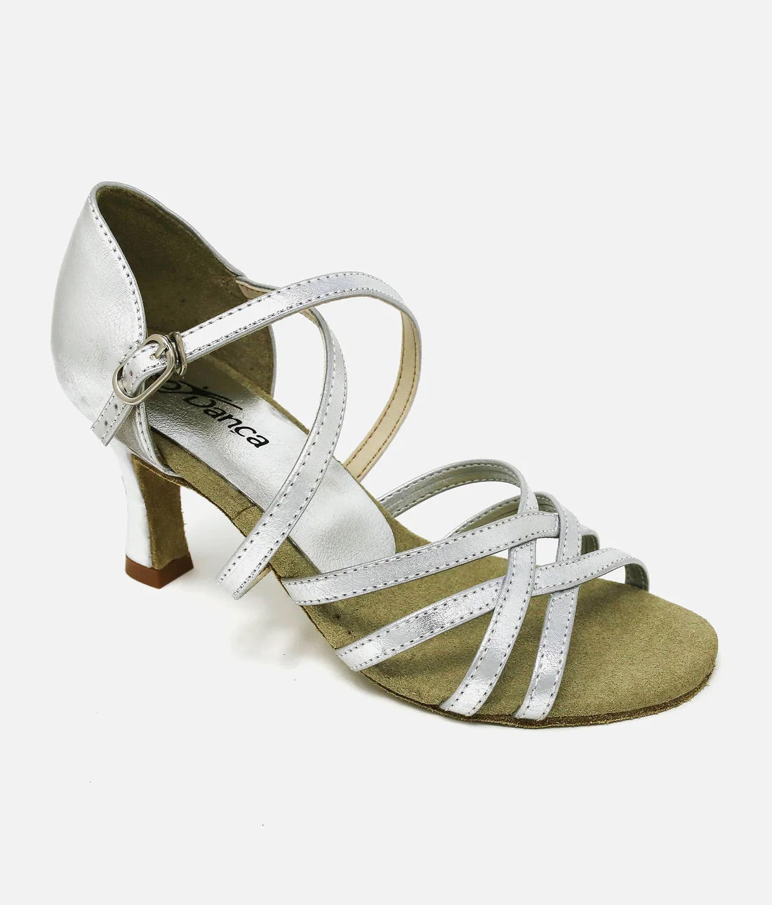 SO DANCA BALLROOM DANCING SHOES, SILVER DANCE SANDALS - BL164 image 2