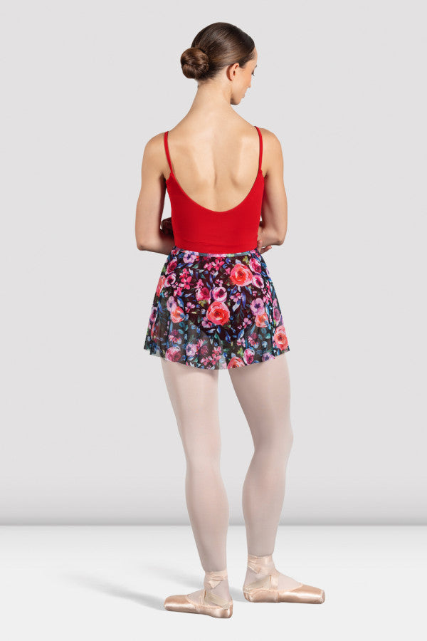 Bloch Ladies Floral Ballet Skirt R0241 – Elegant Chiffon Dance Skirt image 2