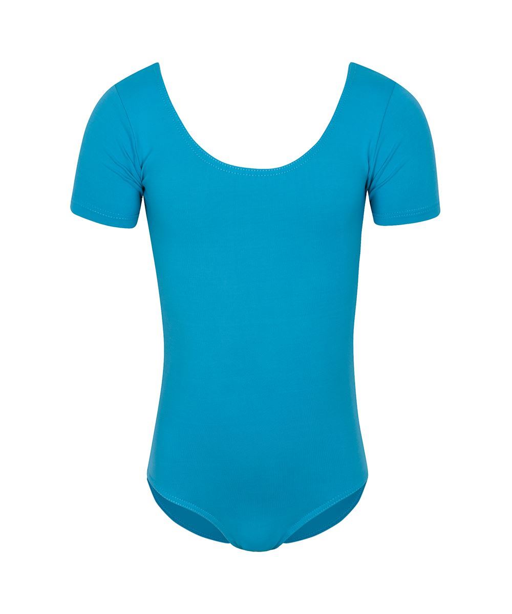 RAD approved leotard for girls – Freed of London Chloe Cap Sleeve - Size 2A Small Adult Age 12 +, Marine Blue/Teal image