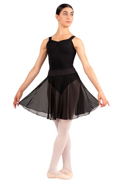 Black Ballet Skirt – Rumpf Chiffon Elastic Waist Skirt R3051 image 0