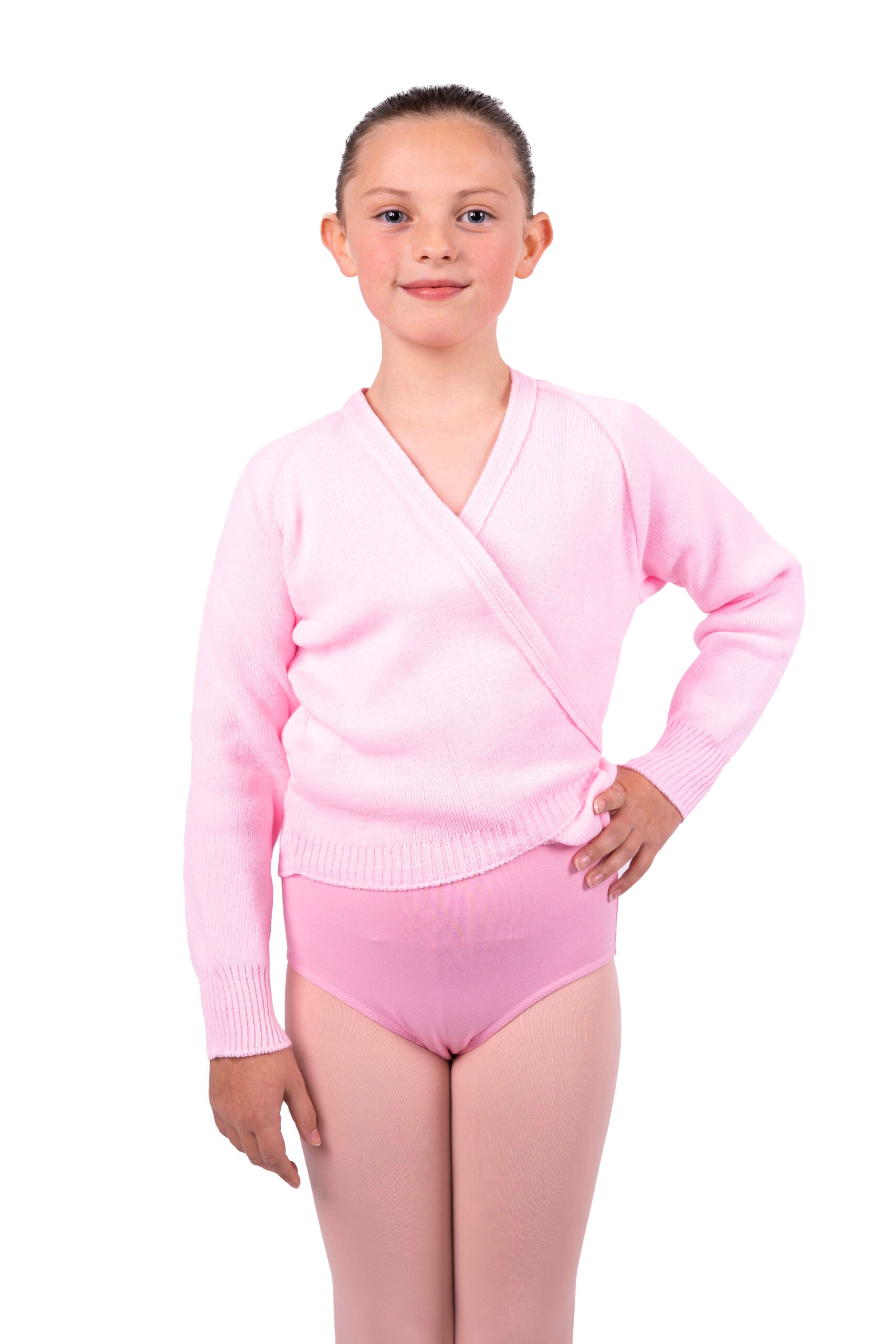 Ballet Crossover Cardigan Pink image 2