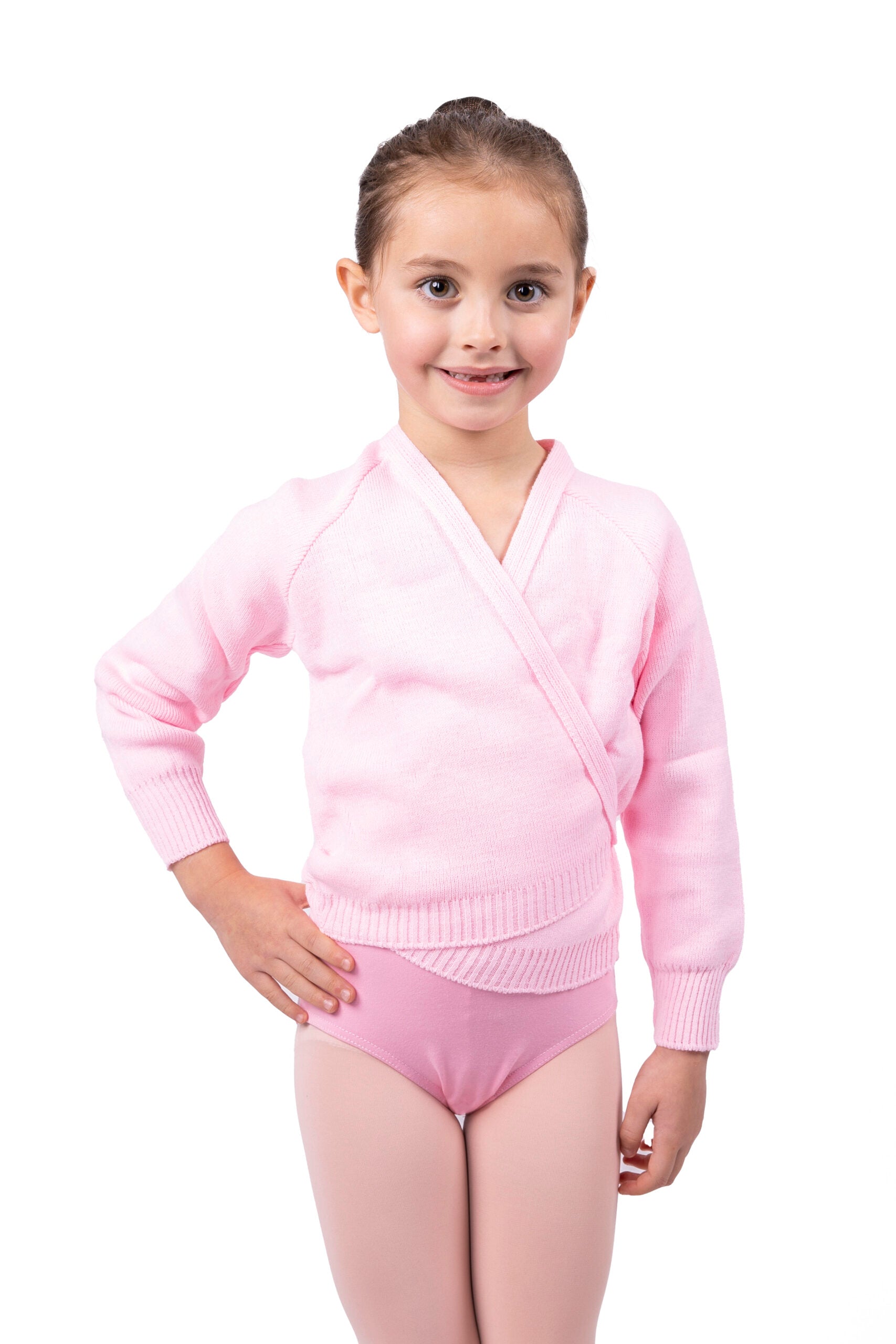 Ballet Crossover Cardigan Pink image 0