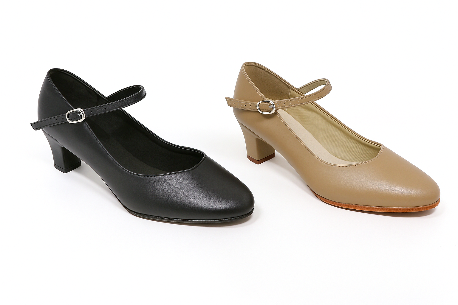 Character Shoes – So Danca CH50 Bundle (Black & Tan, 2 Pairs + Free Shipping) image 0