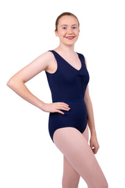 Leotard – Freed of London Faith Leotard with Rouche in Navy image 0