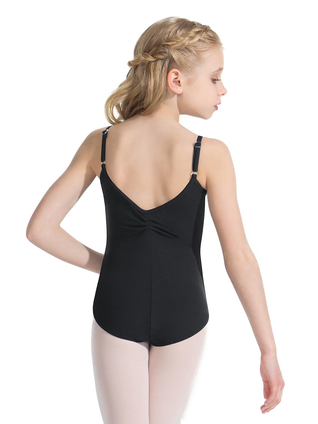 Girls Ballet Leotard - Capezio Pinch Front Leotard Navy TC0052C image 1
