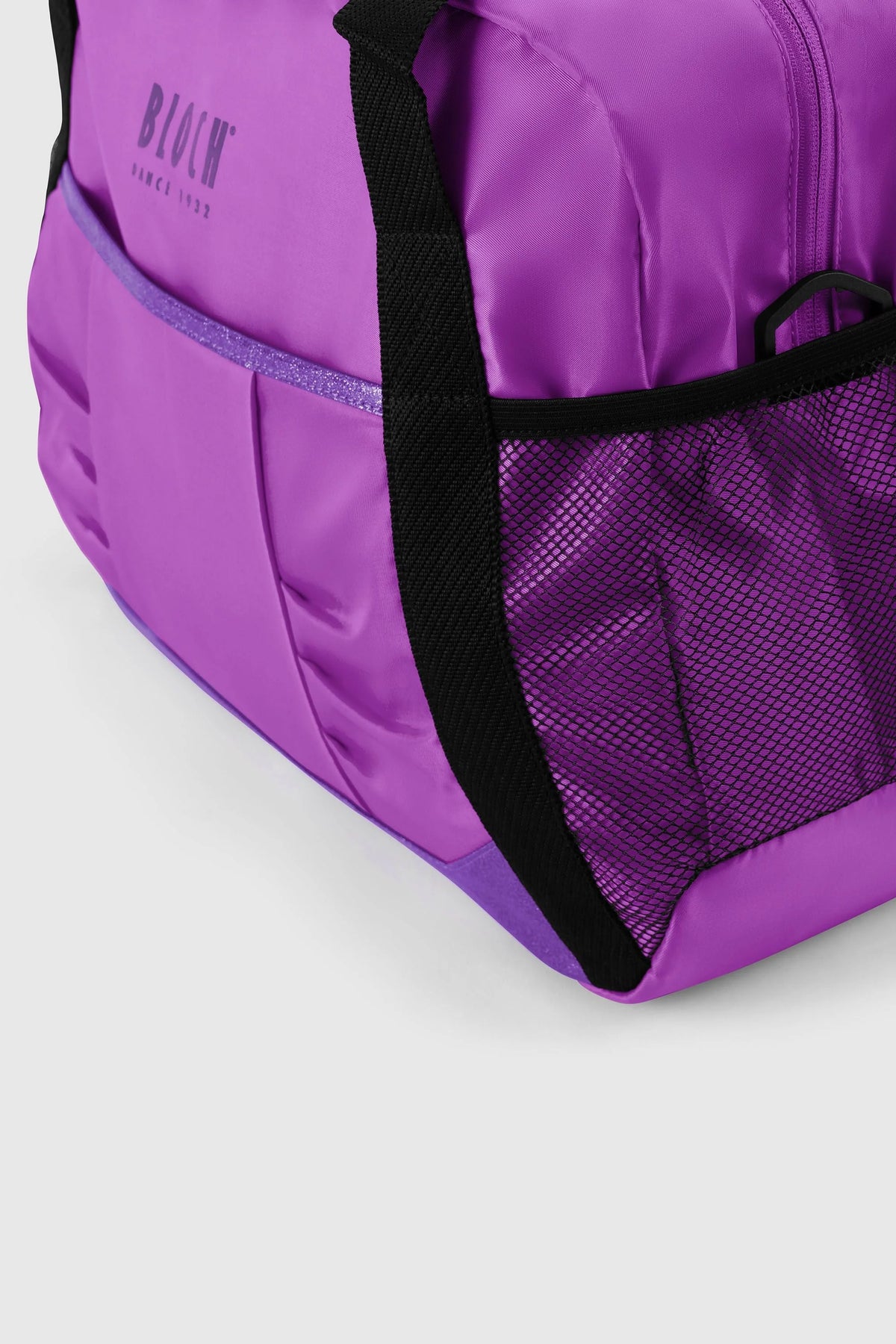 Bloch A6350 purple recital dance bag side view
