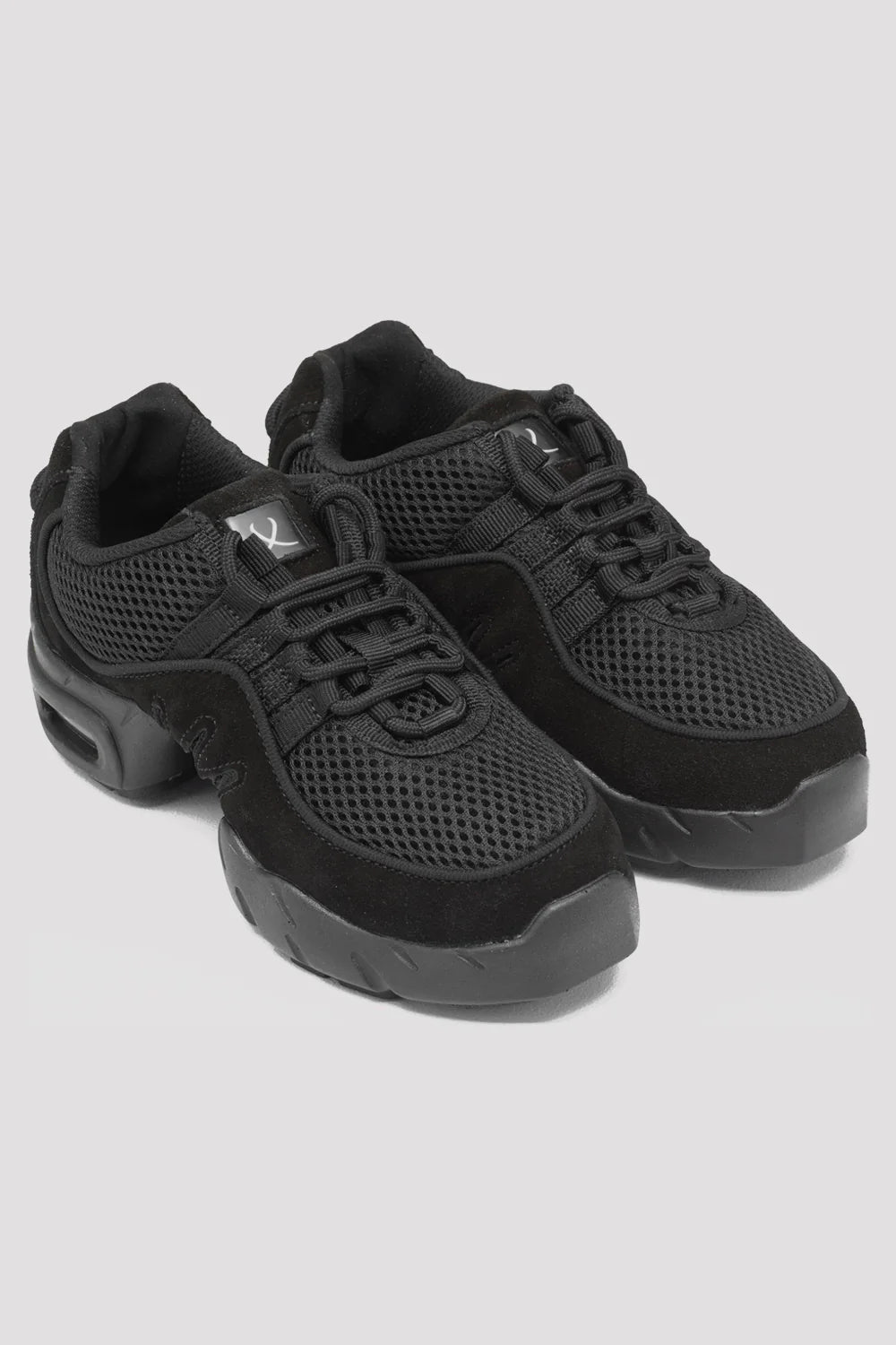 Bloch Boost dance sneakers black pair view
