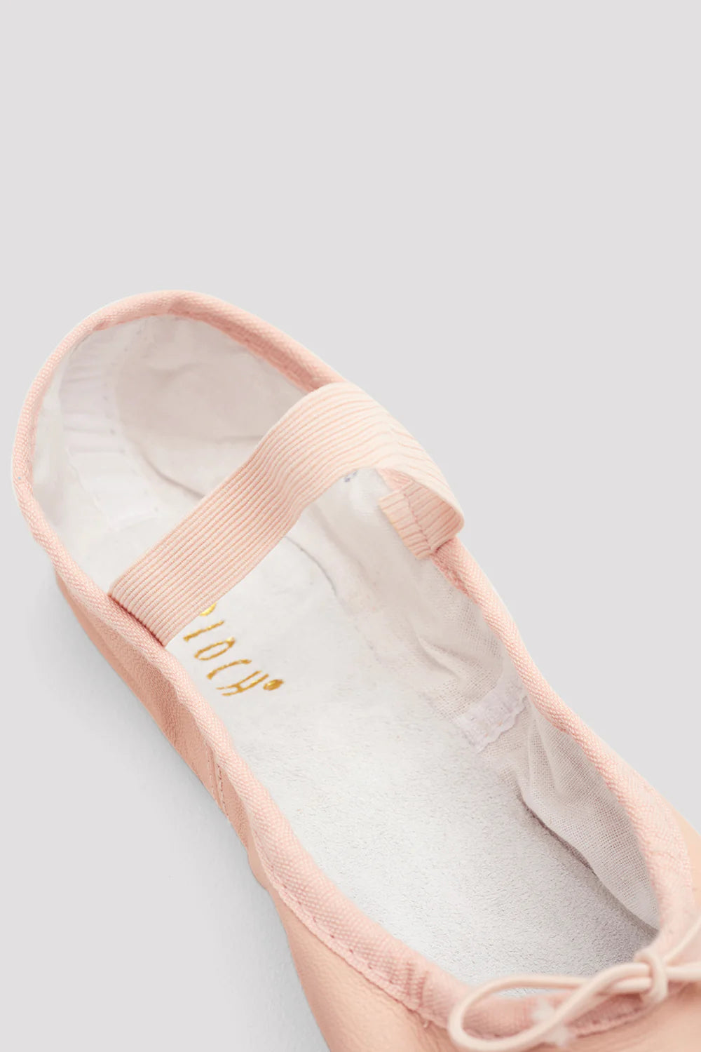 Bloch Dansoft II ballet shoes S0258L elastic detail
