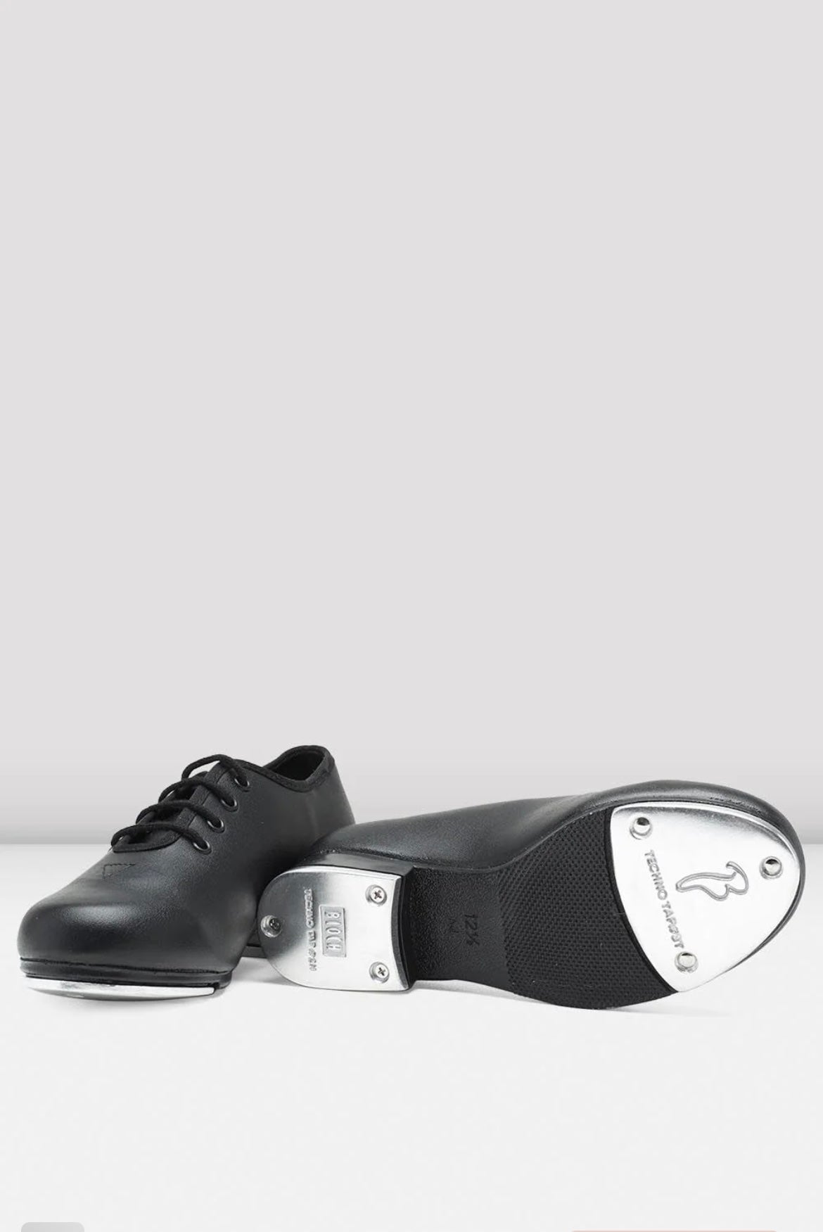 Bloch Economy Tap Shoes showing sole and tap plates