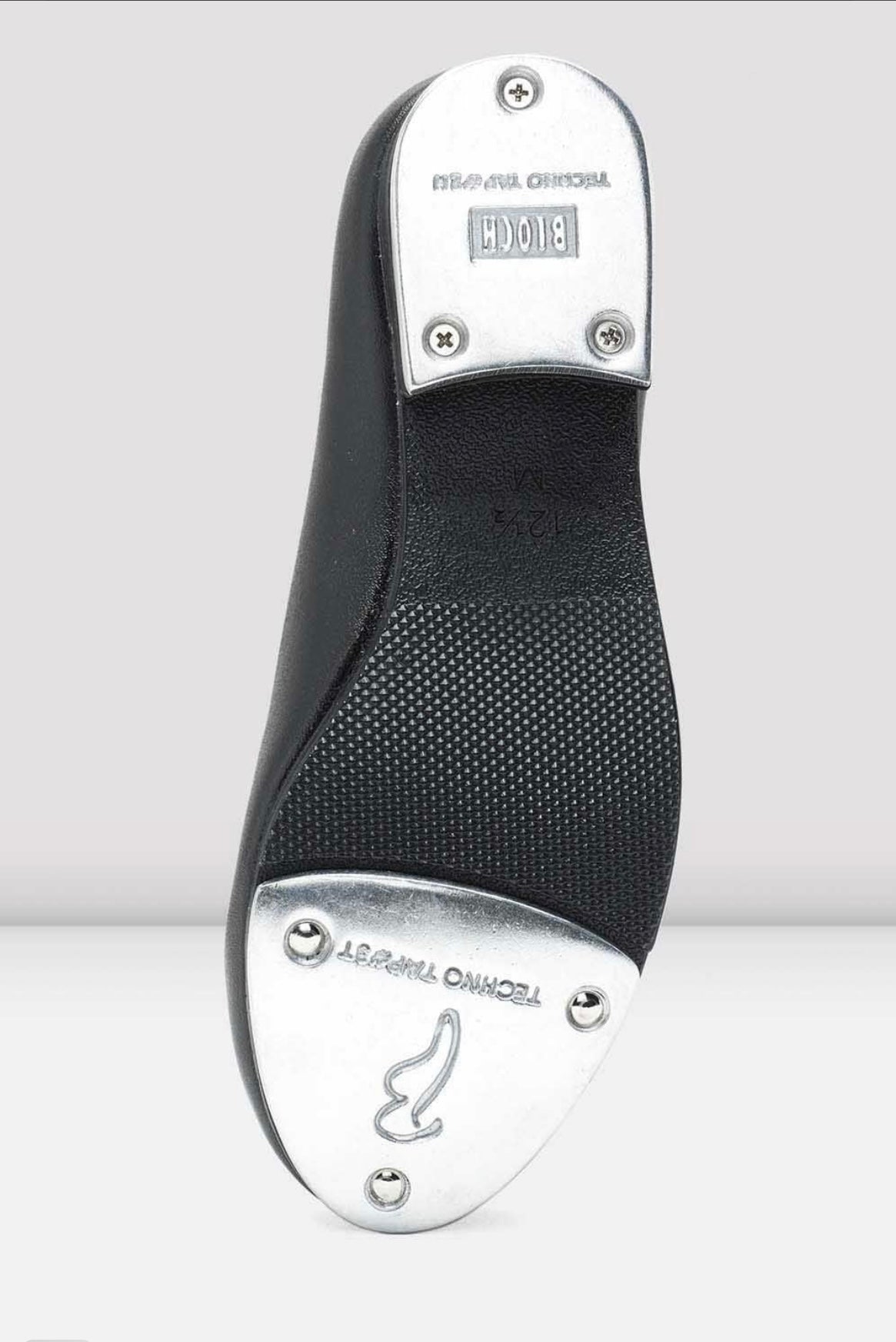 Bloch Economy Tap Shoe toe and heel tap detail
