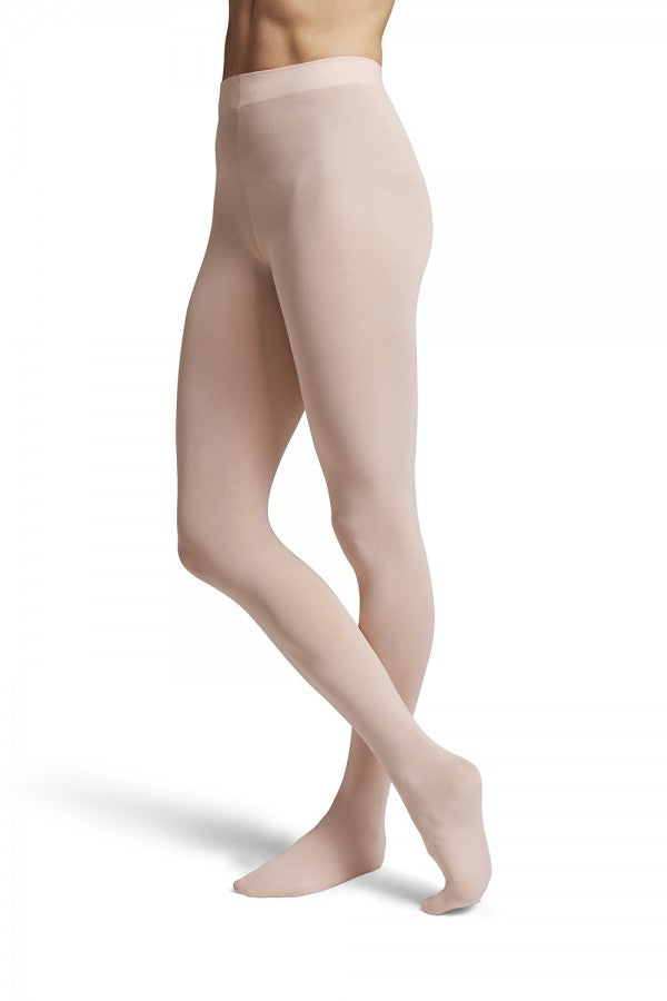 Girls ballet tights light ballet pink Bloch ContourSoft