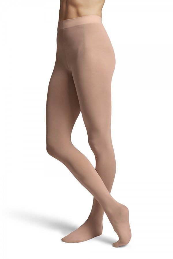 Girls dance tights suntan Bloch ContourSoft