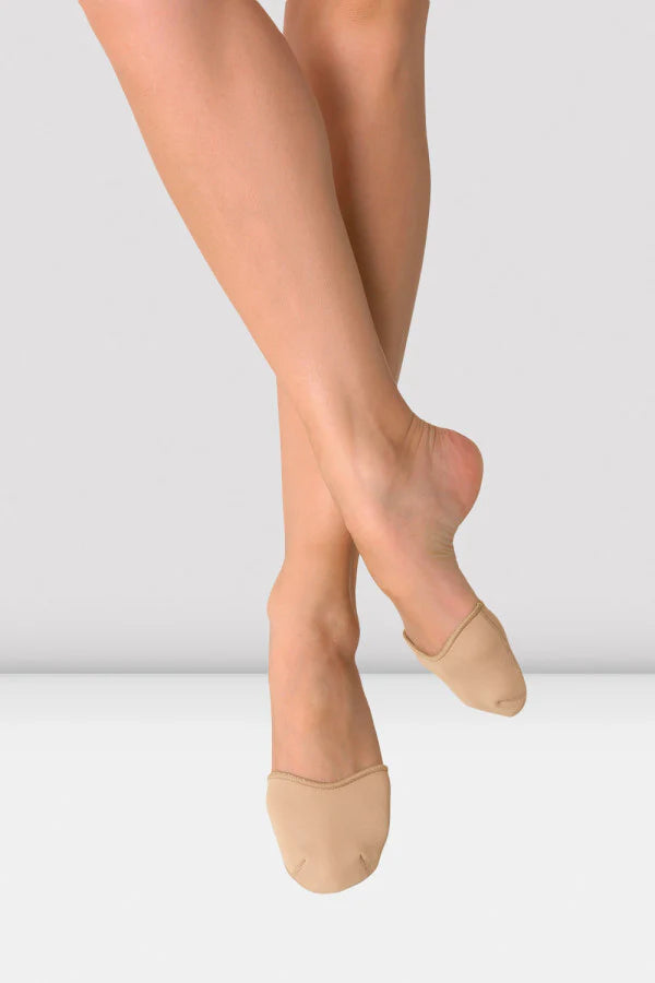 Dancer wearing Bloch Prima Pro Pointe Shoe Toe Pads A910 inside pointe shoes for lightweight cushioning and improved floor feel.