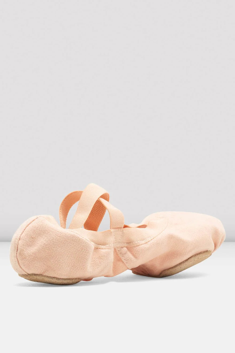 Bloch Pro Elastic ballet shoes pink side and heel angle