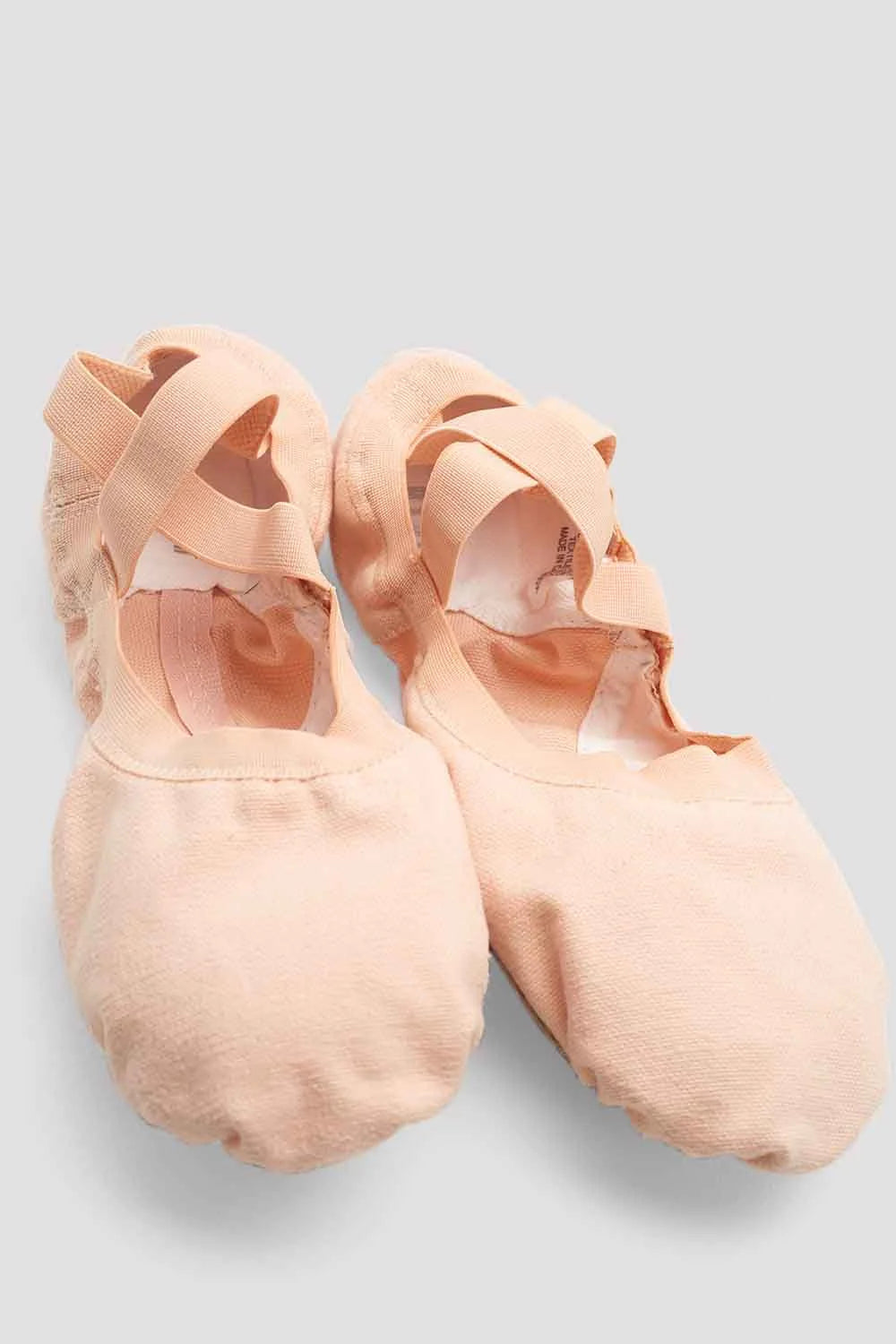 Bloch Pro Elastic ballet shoes pink close up pair parallel