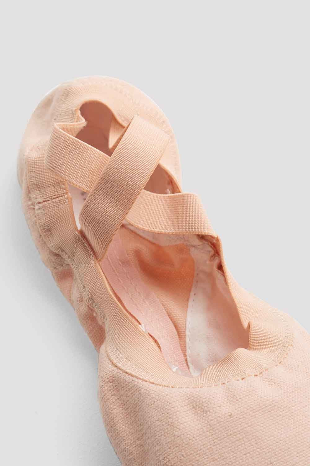 Bloch Pro Elastic ballet shoes elastic detail close up