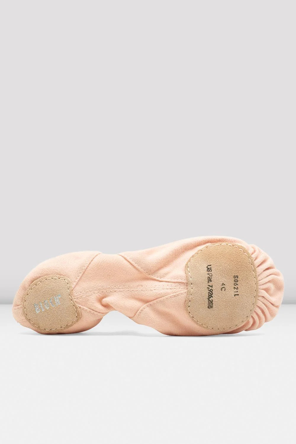 Bloch Pro Elastic ballet shoes pink suede sole single