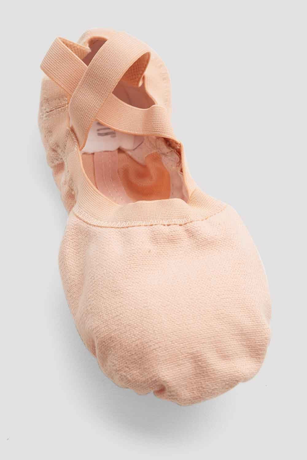 Bloch Pro Elastic ballet shoes pink toe area detail
