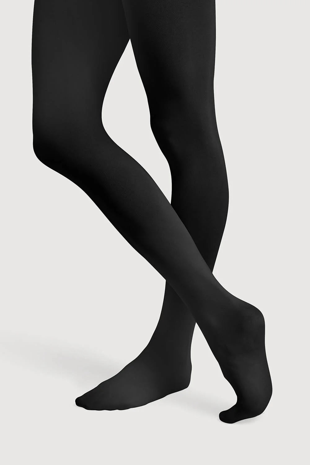 Bloch T0981L Contoursoft black footed dance tights matte finish