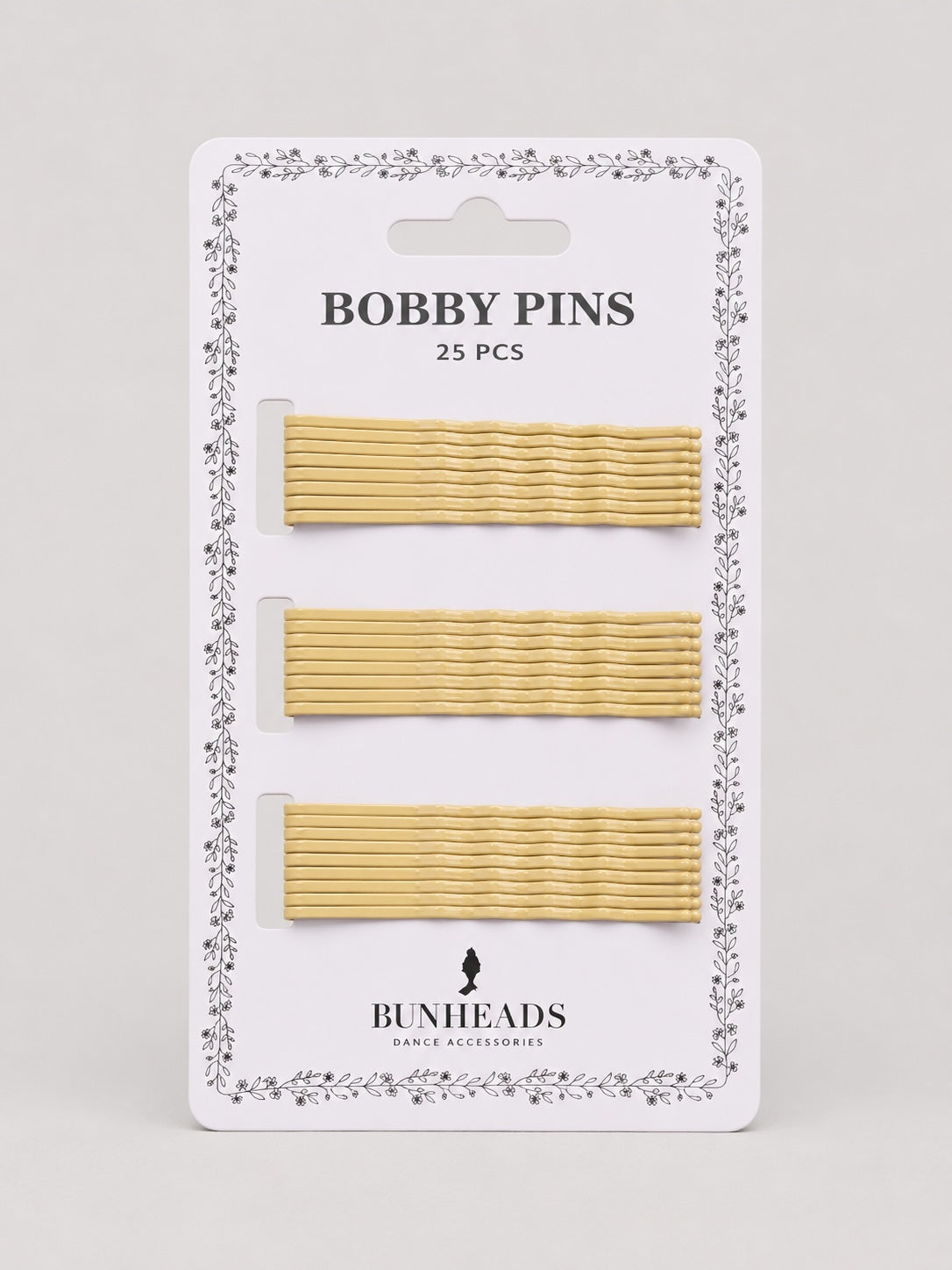 Blonde Bunheads ballet bobby pins for secure dance buns and performance hairstyles