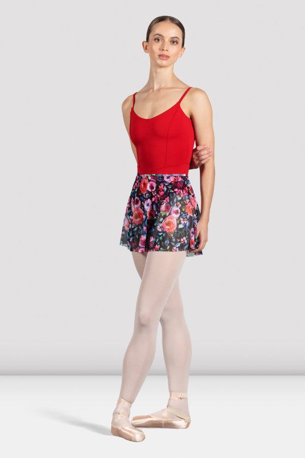 Bloch Ladies Floral Ballet Skirt R0241 – Elegant Chiffon Dance Skirt image 1