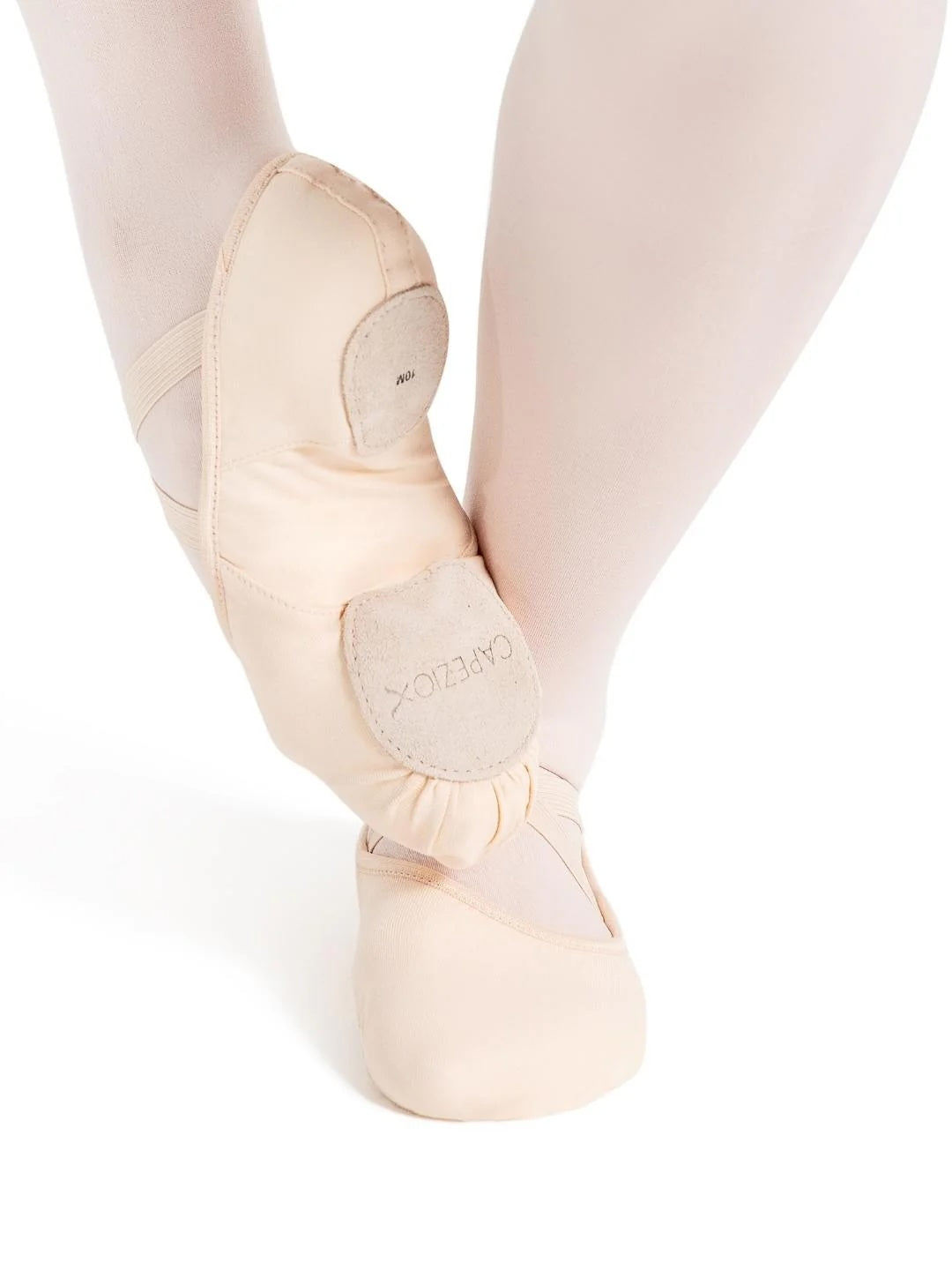 Capezio Hanami canvas split sole ballet shoes worn sol
