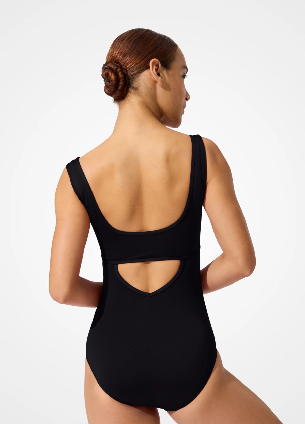 Capezio Noisette Tank Leotard F12711W in Black – back view