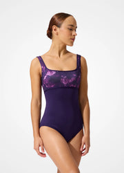 Capezio Noisette Tank Leotard F12711W in Twilight Rose –  alternative front view
