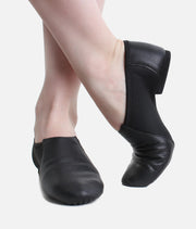 Children's So Danca JZ76 split sole jazz shoes in black