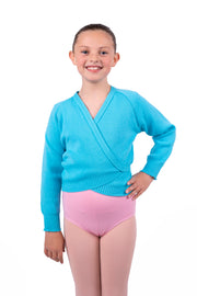Ballet Crossover Cardigan in Teal/Marine Blue image 0