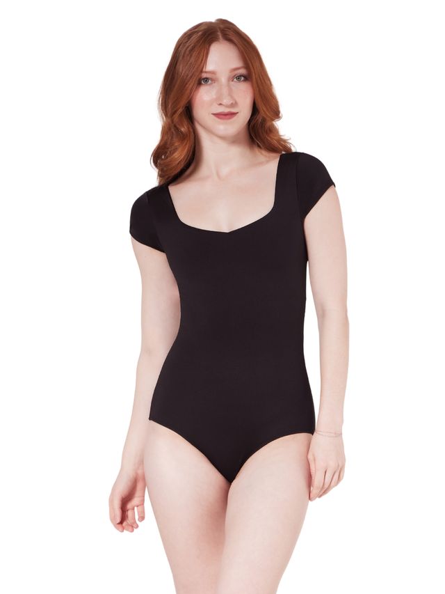 Ballet Leotard – Capezio Portoro Elegant Cap Sleeve Leotard F12413W image 0