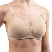 Seamless Clear Back Dance Bra – Silky Dance image 0