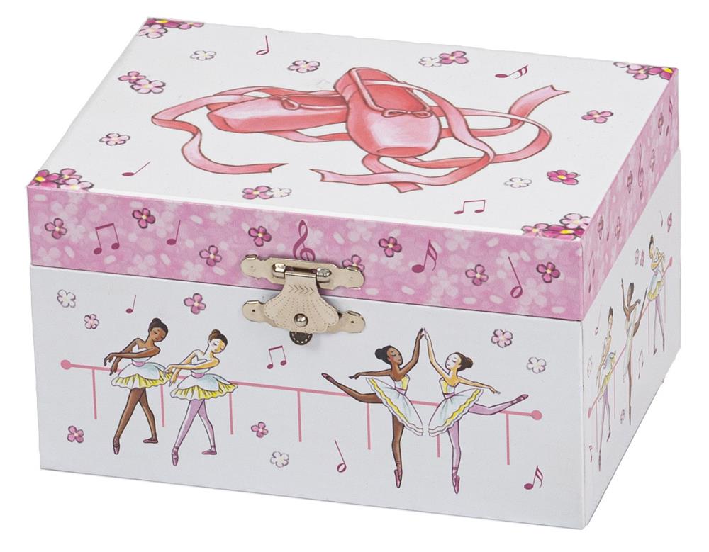 Musical Jewellery Box Ballet Shoes Design 1765 image 0