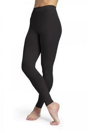 Kids Footless Tights in Black     T0985G image 0