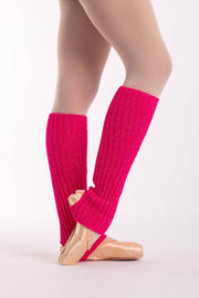 Intermezzo Metallic Stirrup Dance Legwarmers 2663 in Fuchsia