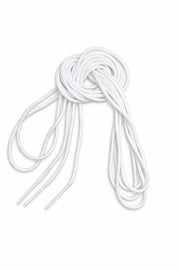 White Irish dancing shoe laces 67 inch Antonio Pacelli pair coiled