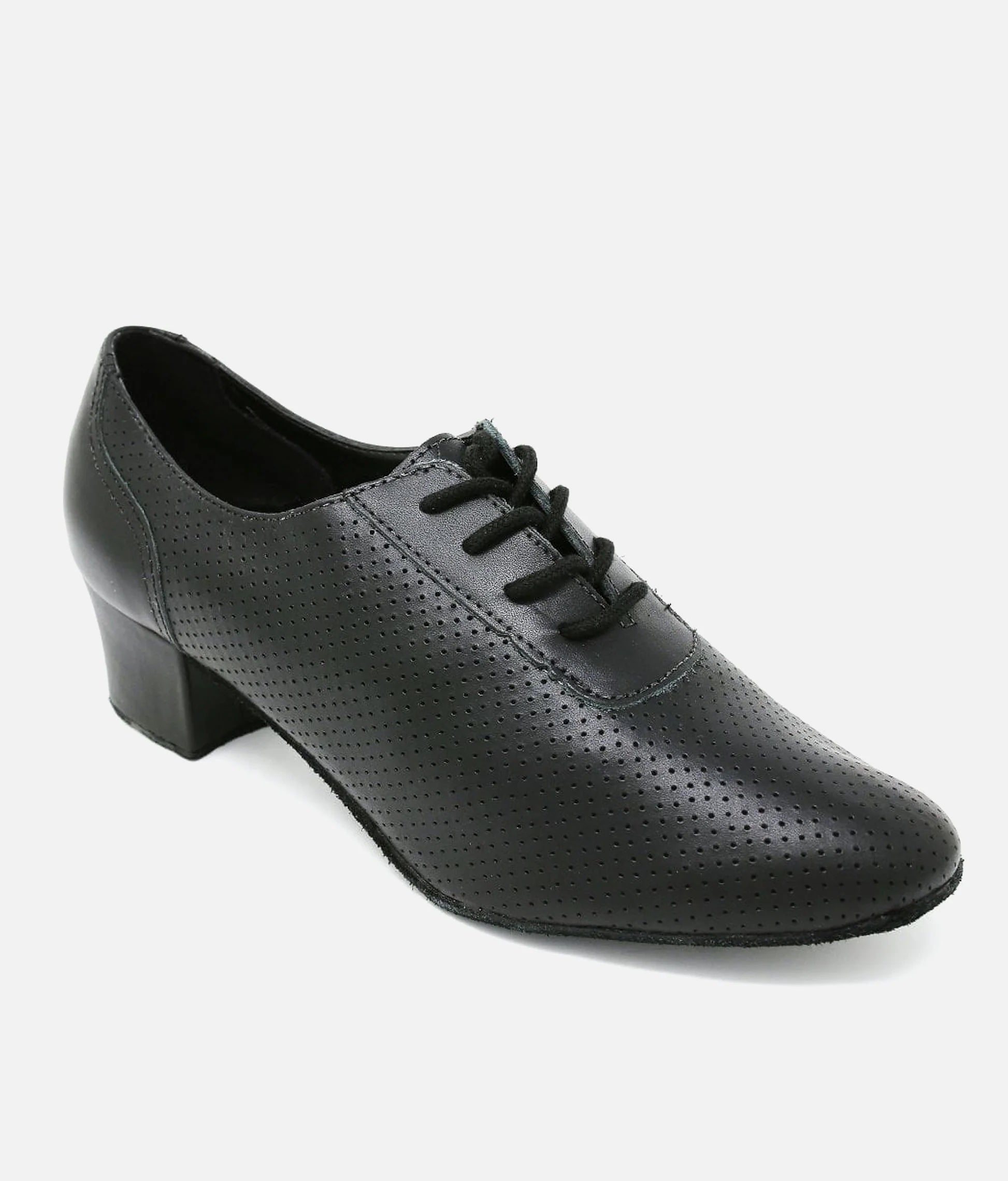 So Danca BL54 leather ballroom practice shoes angled top view