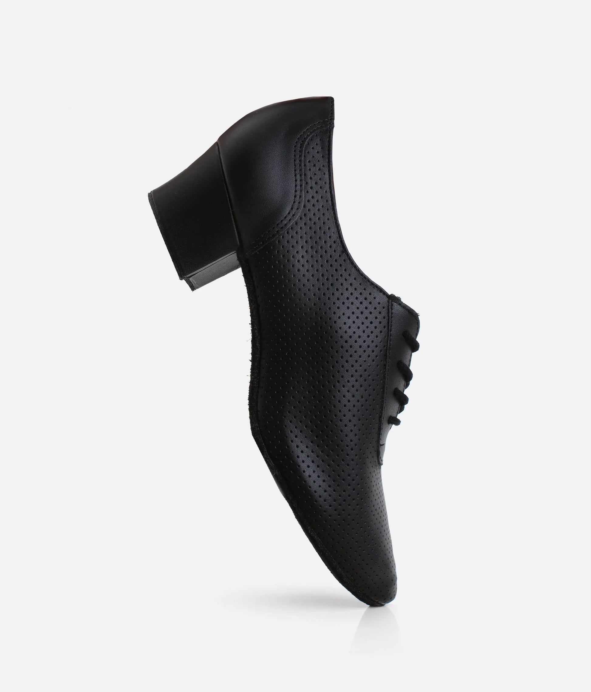 So Danca BL54 leather ballroom practice shoes floating side view