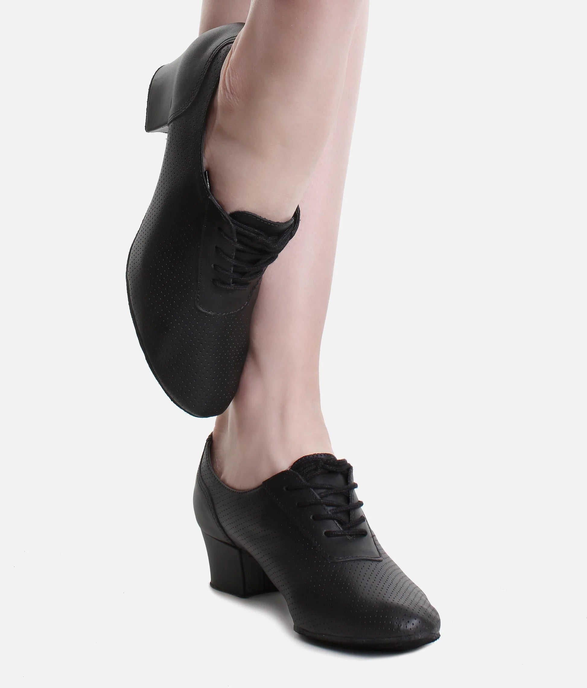 So Danca BL54 ballroom practice shoes worn top view