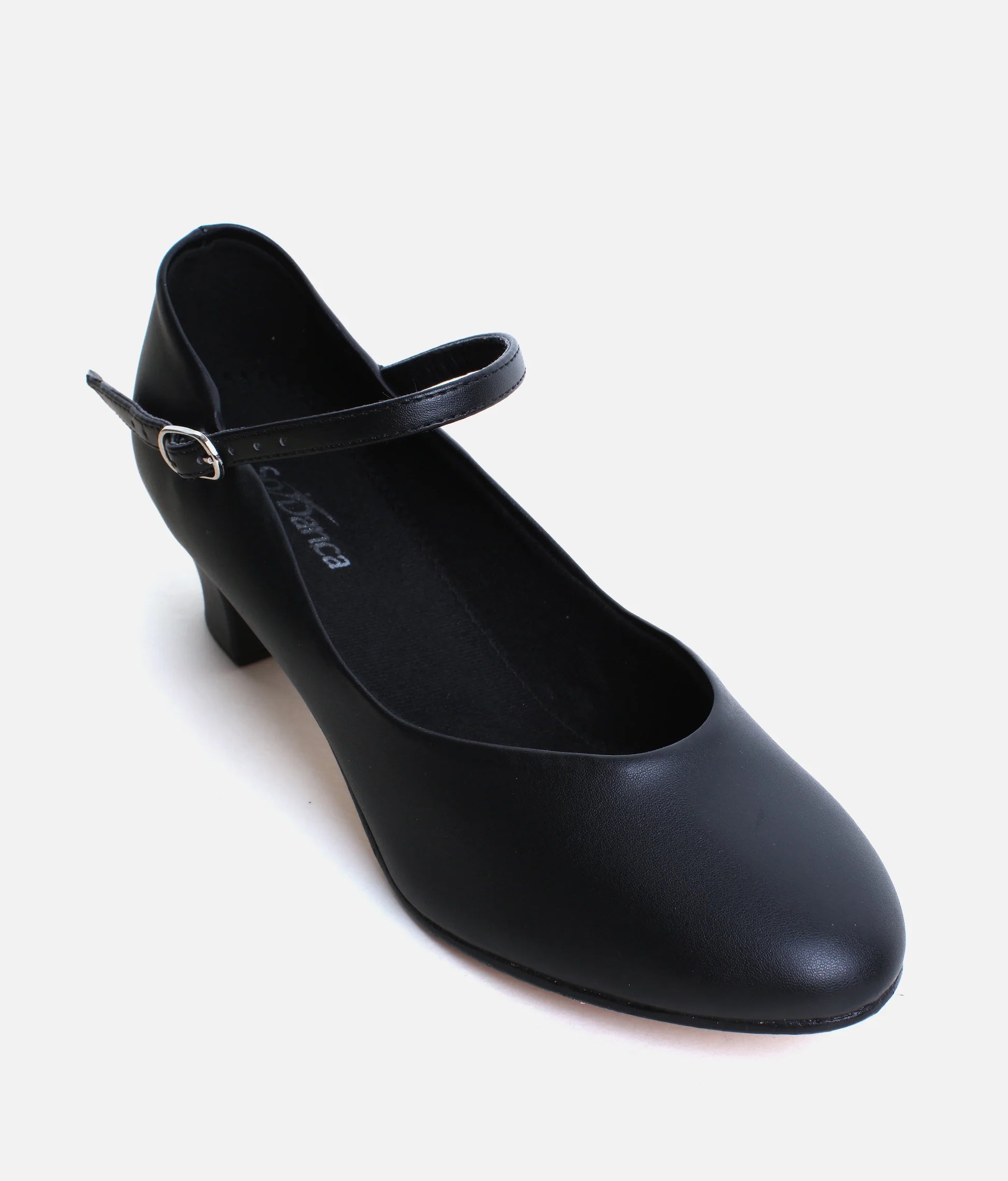 So Danca CH50 character shoe black angled side view